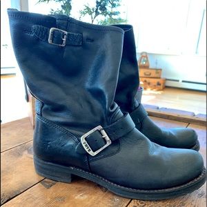 FRYE VERONICA MOTO BOOTS Size 9 GUC
